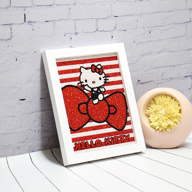 640x640 Online Shop Original Diy Cartoon Anime Diamond Painting Love Hello - Hello Kitty Painting Online