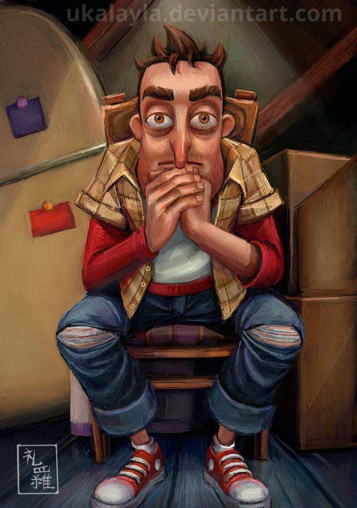 720x1024 Hello Neighbor Curiosity - Hello Neighbor Painting