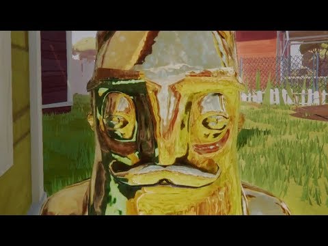 480x360 Painting The Neighbor Gold Hello Neighbor - Hello Neighbor Painting