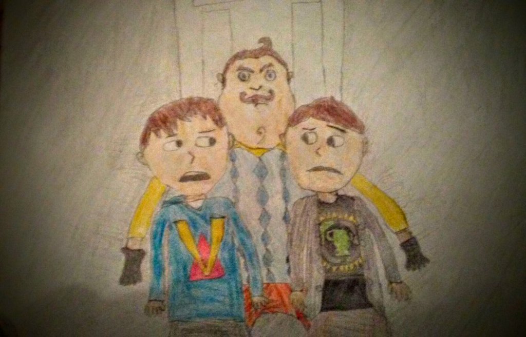 1024x657 Venturian And Matpat Vs Hello Neighbor By Antoniotee - Hello Neighbor Painting