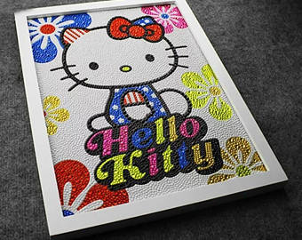 340x270 Hello Kitty Painting Etsy - Hello Painting
