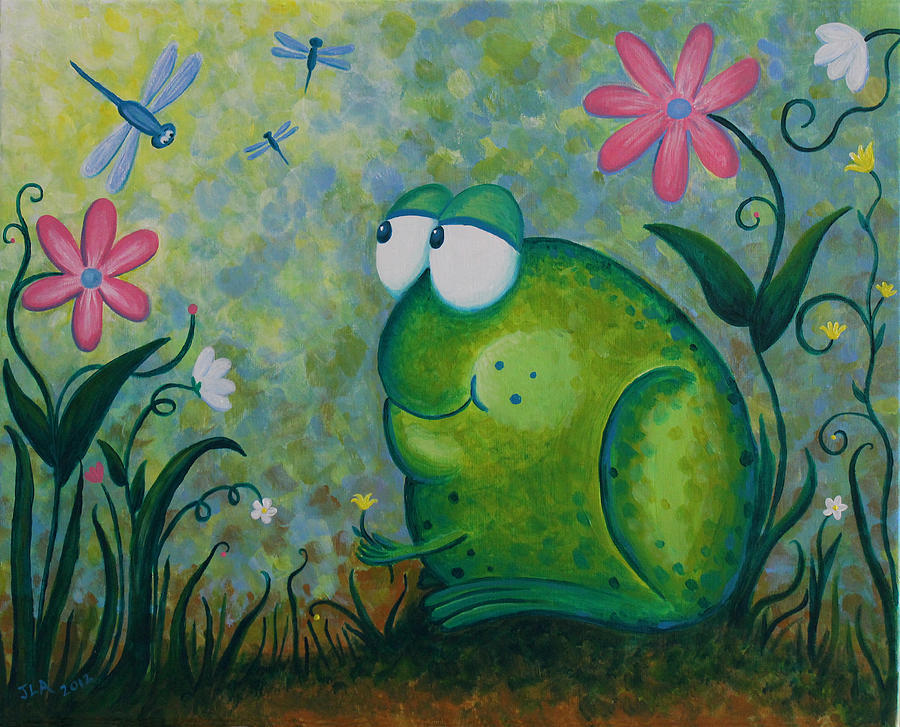 900x727 Hello Dragonfly Painting By Jennifer Alvarez - Hello Painting