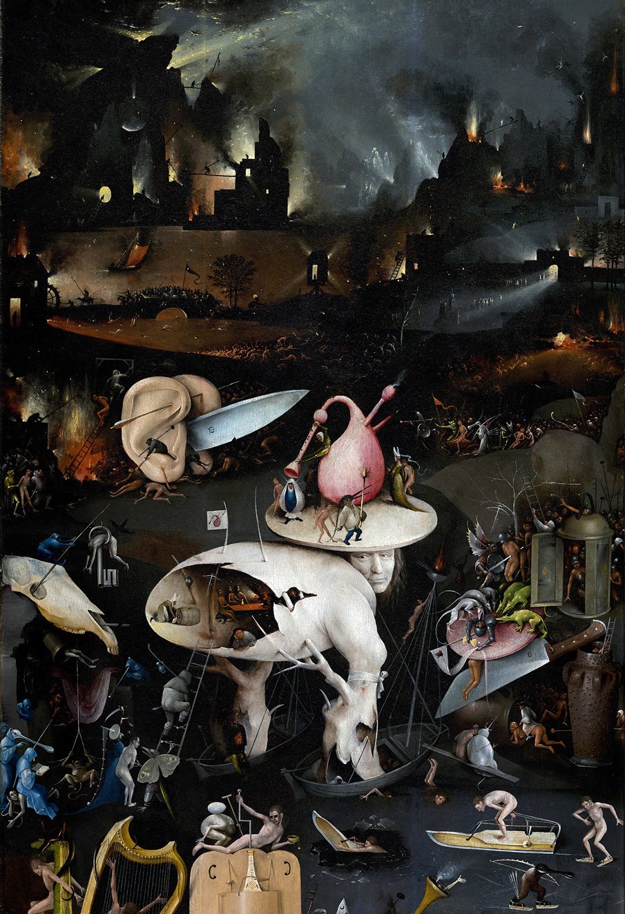905x1323 Garden Of Earthly Delights - Hellscape Painting