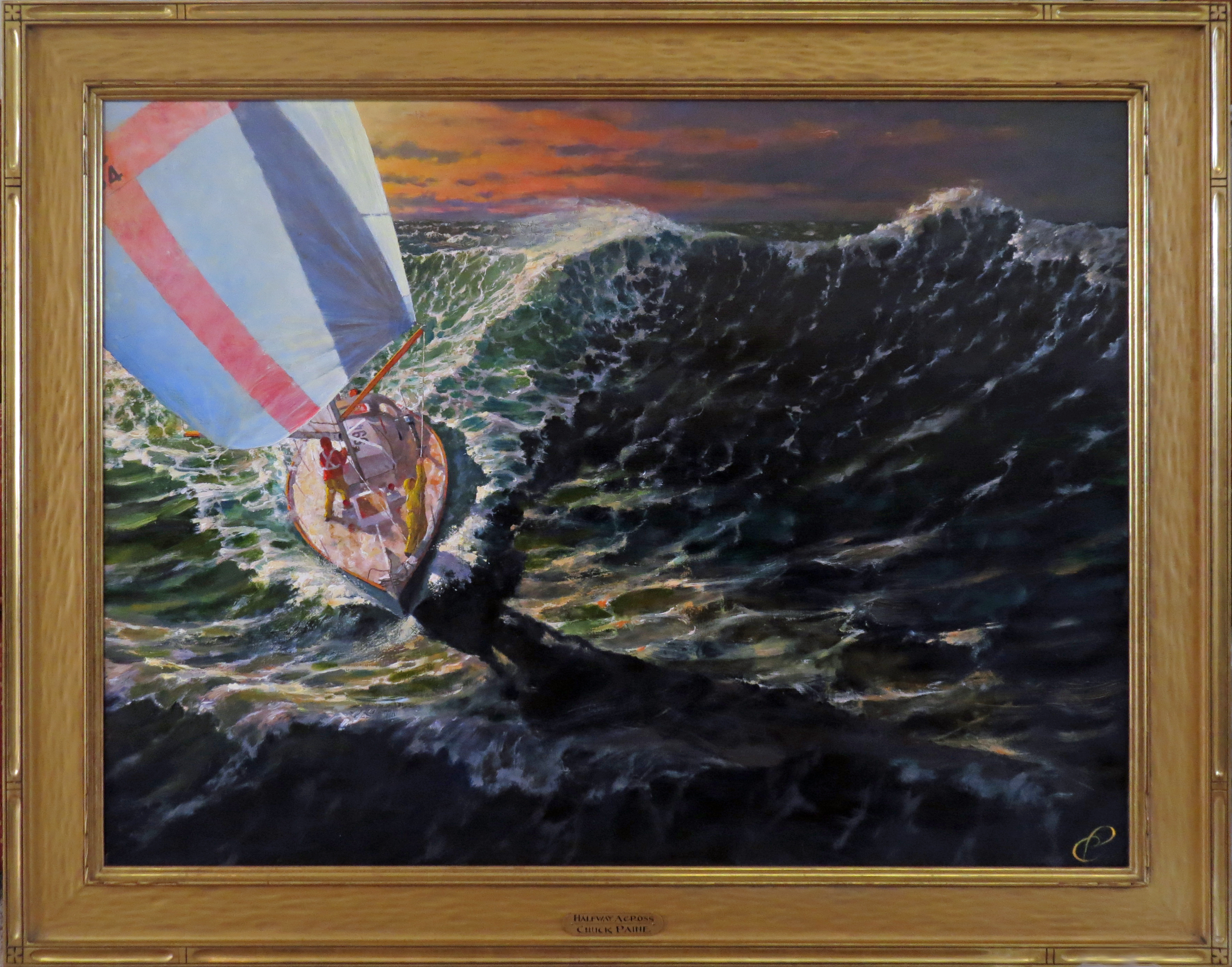 3619x2840 The View From The Helm Blog Archive My Annual Big Marine Painting - Helm Painting