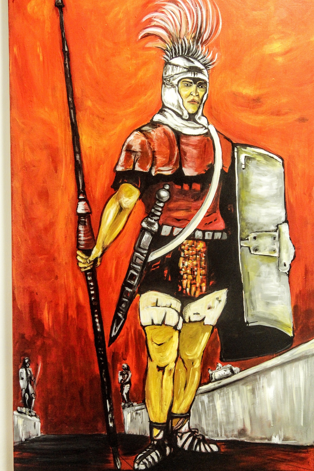 1333x2000 Free Images Soldier, Painting, Sword, Troy, Sketch, Drawing - Helm Painting