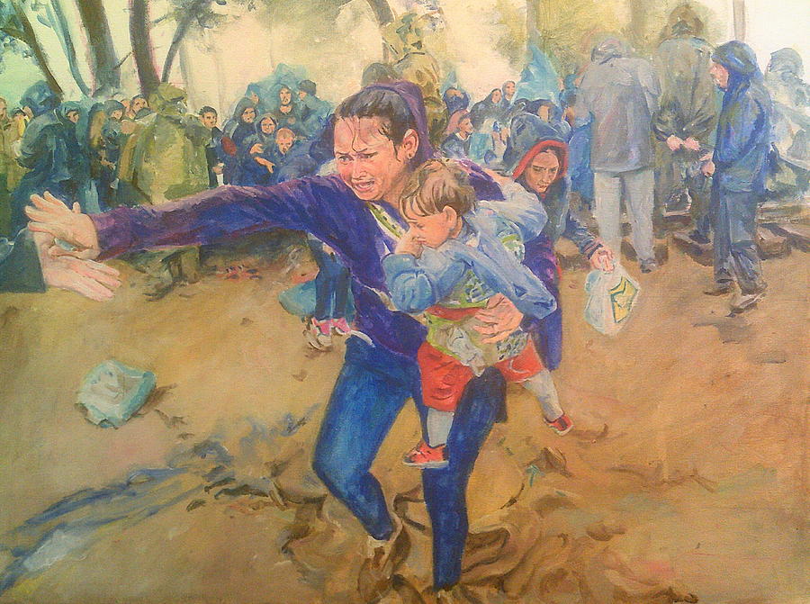 900x671 Helping Hand Painting By Rosanne Gartner - Helping Hand Painting