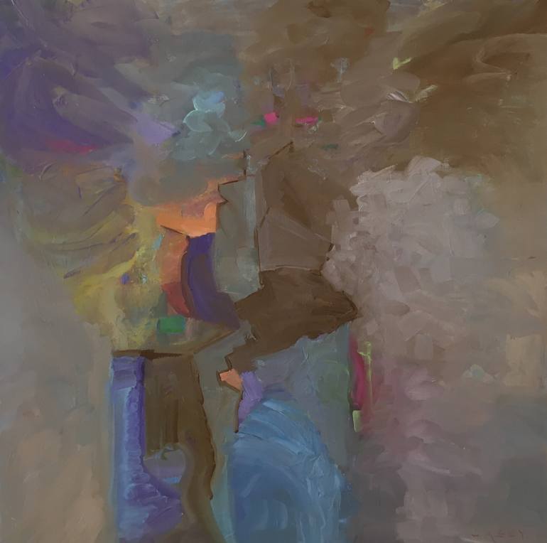 770x764 Saatchi Art Helping Hand Oil Painting By Peggy Casey Mason - Helping Hand Painting