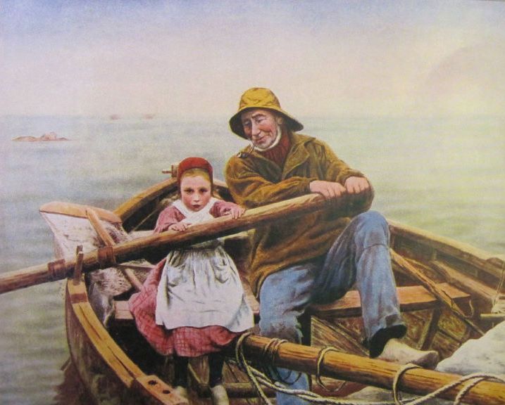 717x576 The Helping Hand By Emile Renouf Art Paintings - Helping Hand Painting