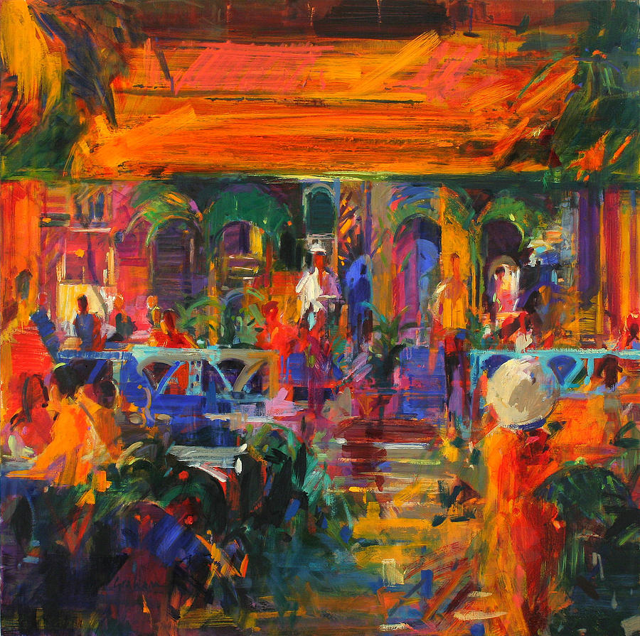 900x895 Hemingway Summer Painting By Peter Graham - Hemingway Painting