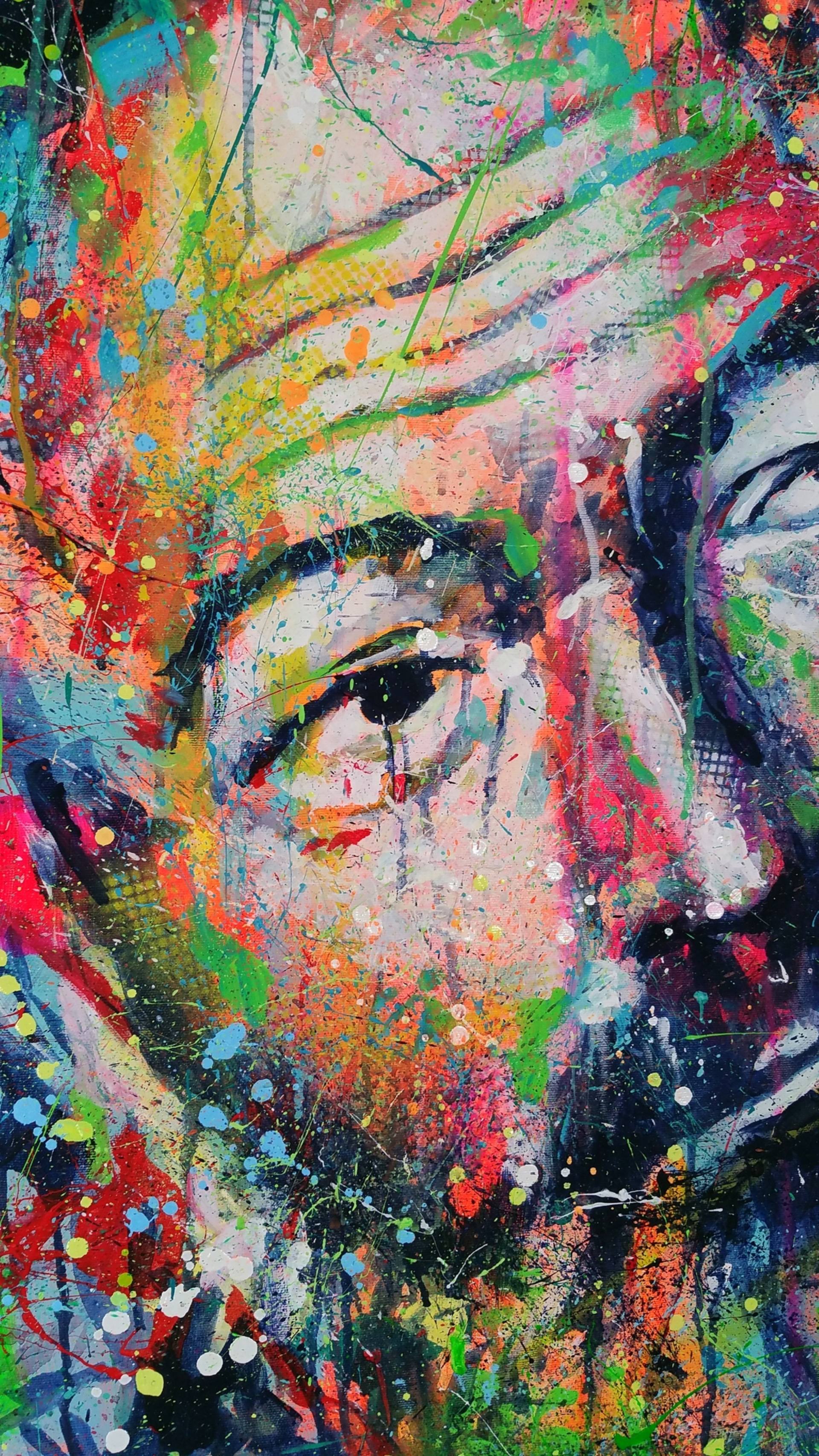 1920x3413 Saatchi Art Ernest Hemingway Painting By Marta Zawadzka - Hemingway Painting