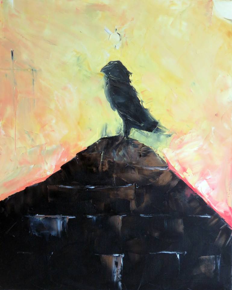770x963 Saatchi Art Prophecy Ii Painting By Amy Tiffany Hemingway - Hemingway Painting