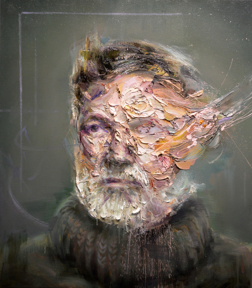 875x1000 Ernest Hemingway Contemporary Portrait Painting - Hemingway Painting