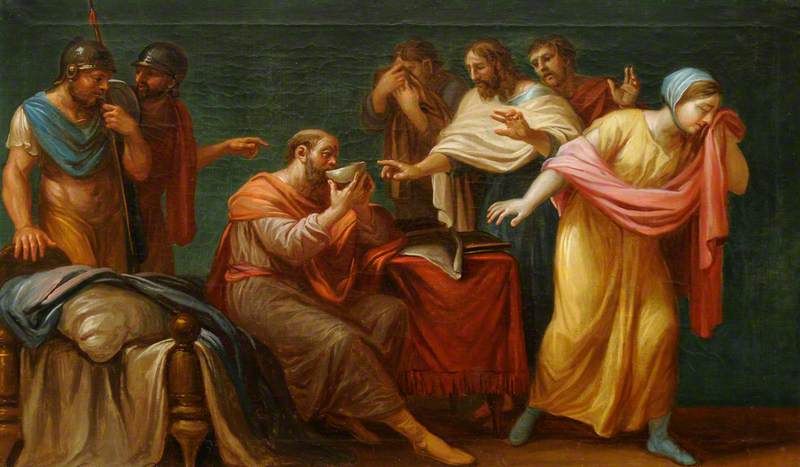 800x467 Socrates Drinking The Hemlock Inspiration - Hemlock Painting