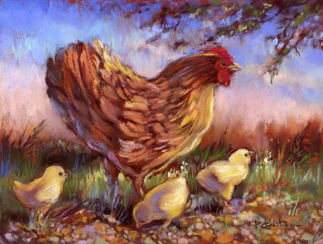 650x490 Private Profile Page - Hen And Chicks Painting