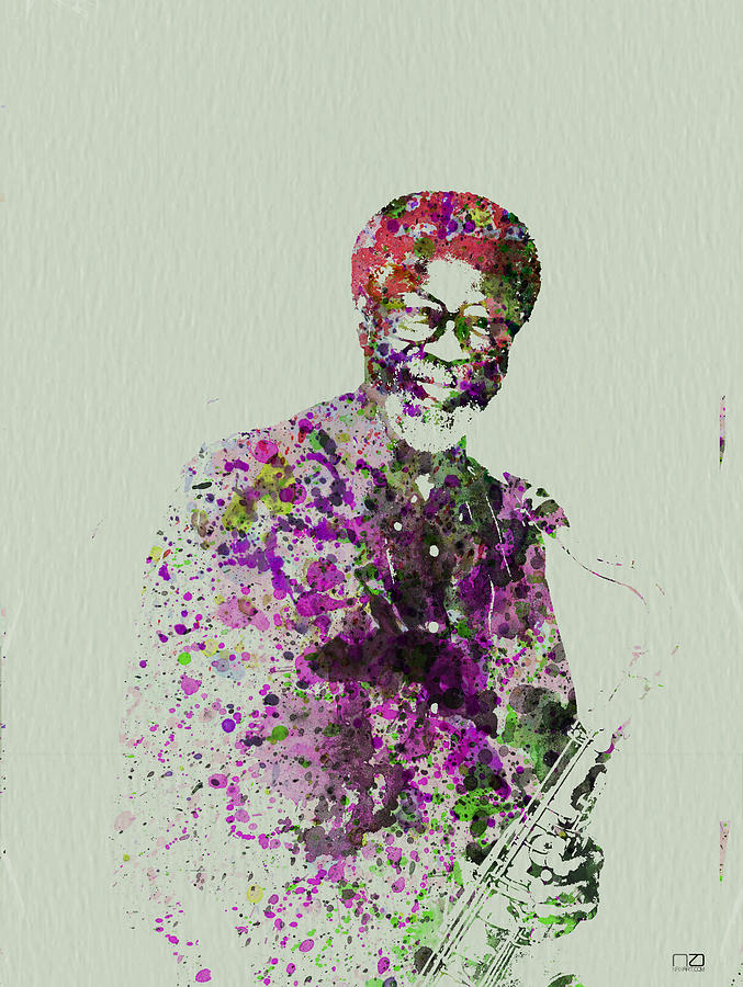 677x900 Joe Henderson Watercolor Painting By Naxart Studio - Henderson Painting