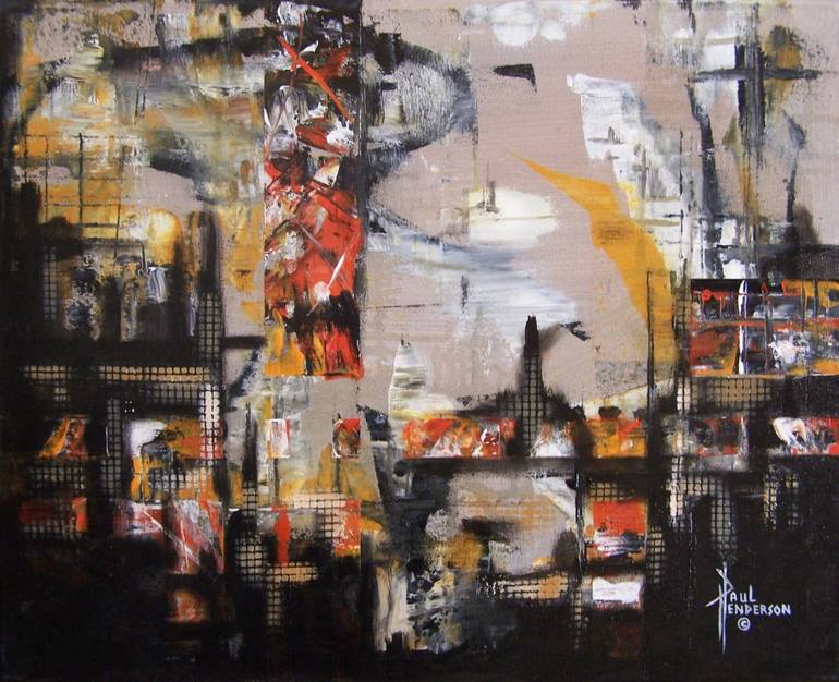 770x626 Saatchi Art Fade Into Black Painting By Paul Henderson - Henderson Painting