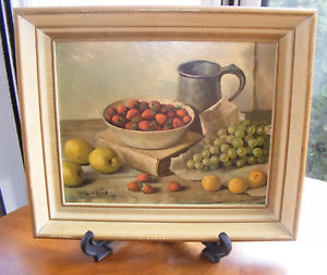 300x253 Still Life Henk Bos No 302 Winde Fine Print Framed Ebay - Henk Bos Painting