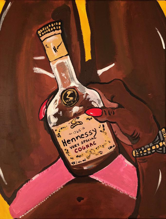 682x900 Henny Thing Is Possible Painting By Kim Bell - Hennessy Painting
