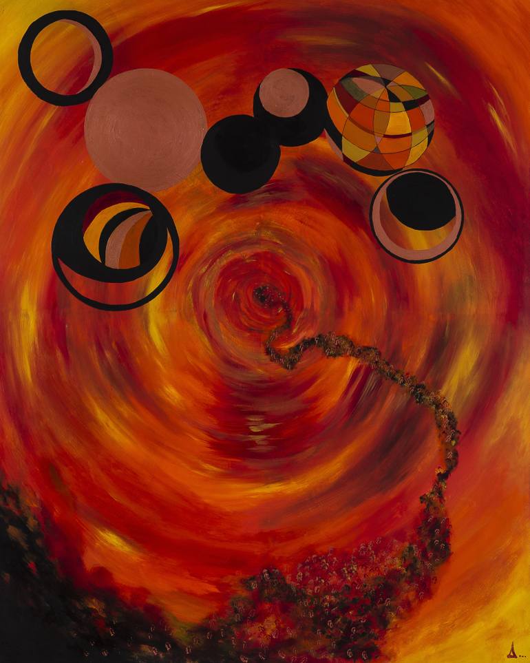 770x963 Saatchi Art Orbital Painting By Aishling Hennessy - Hennessy Painting