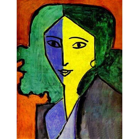 458x458 Portrait Of Lydia Delectorskaya The Artist's Secretary By Henri - Henri Matisse Painting