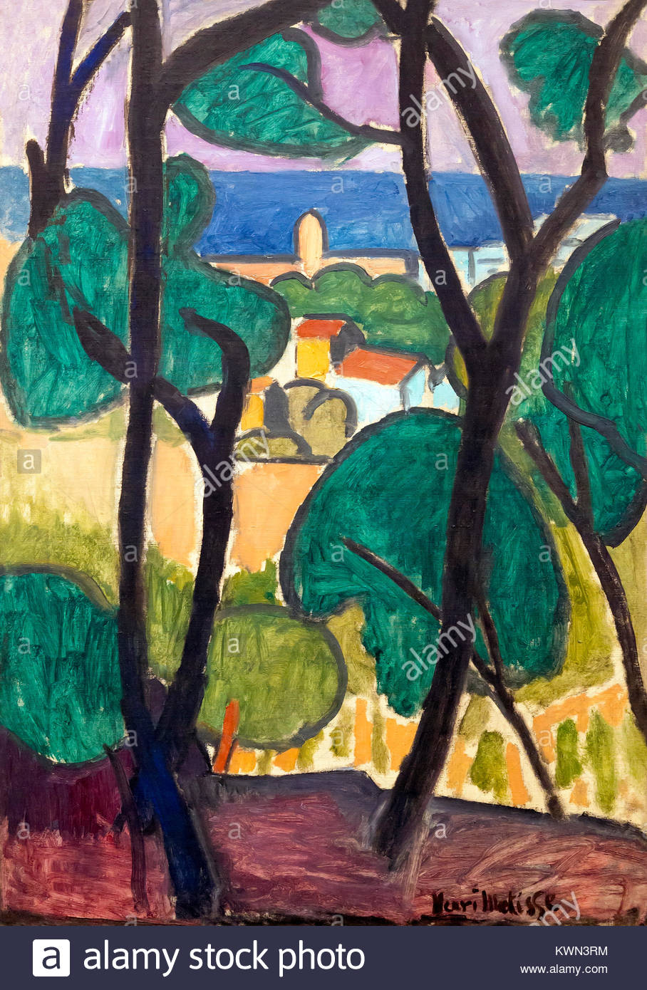908x1390 View Of Collioure, Henri Matisse, 1907, Metropolitan Museum Of Art - Henri Matisse Painting