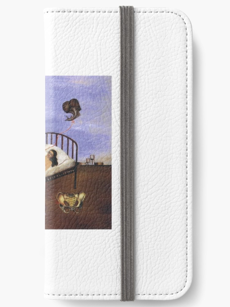 750x1000 Frida Kahlo Henry Ford Hospital Painting Iphone Wallets By C - Henry Ford Hospital Painting