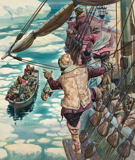 433x512 Historical Articles And Illustrations Blog Archive Henry Hudson - Henry Hudson Painting