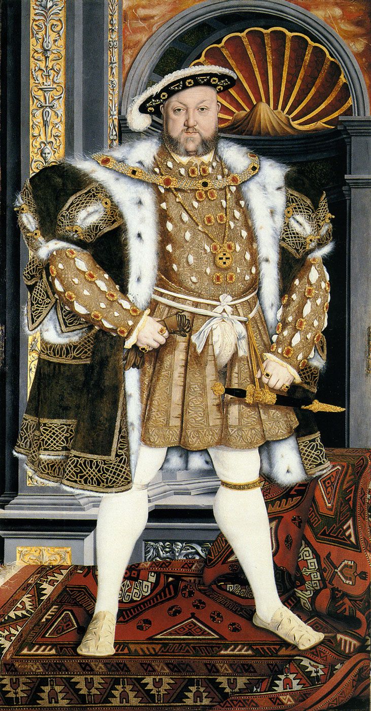 731x1400 Painting Young King King Henry Viii, After Holbein's Whitehall - Henry Viii Painting