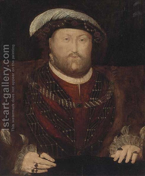 492x598 Portrait Of Henry Viii (1491 1547) 2 (After) Hans, The Elder - Henry Viii Painting