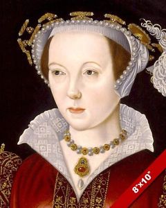 240x300 The Last Wife King Henry Viii Catherine Parr Portrait Painting Art - Henry Viii Painting