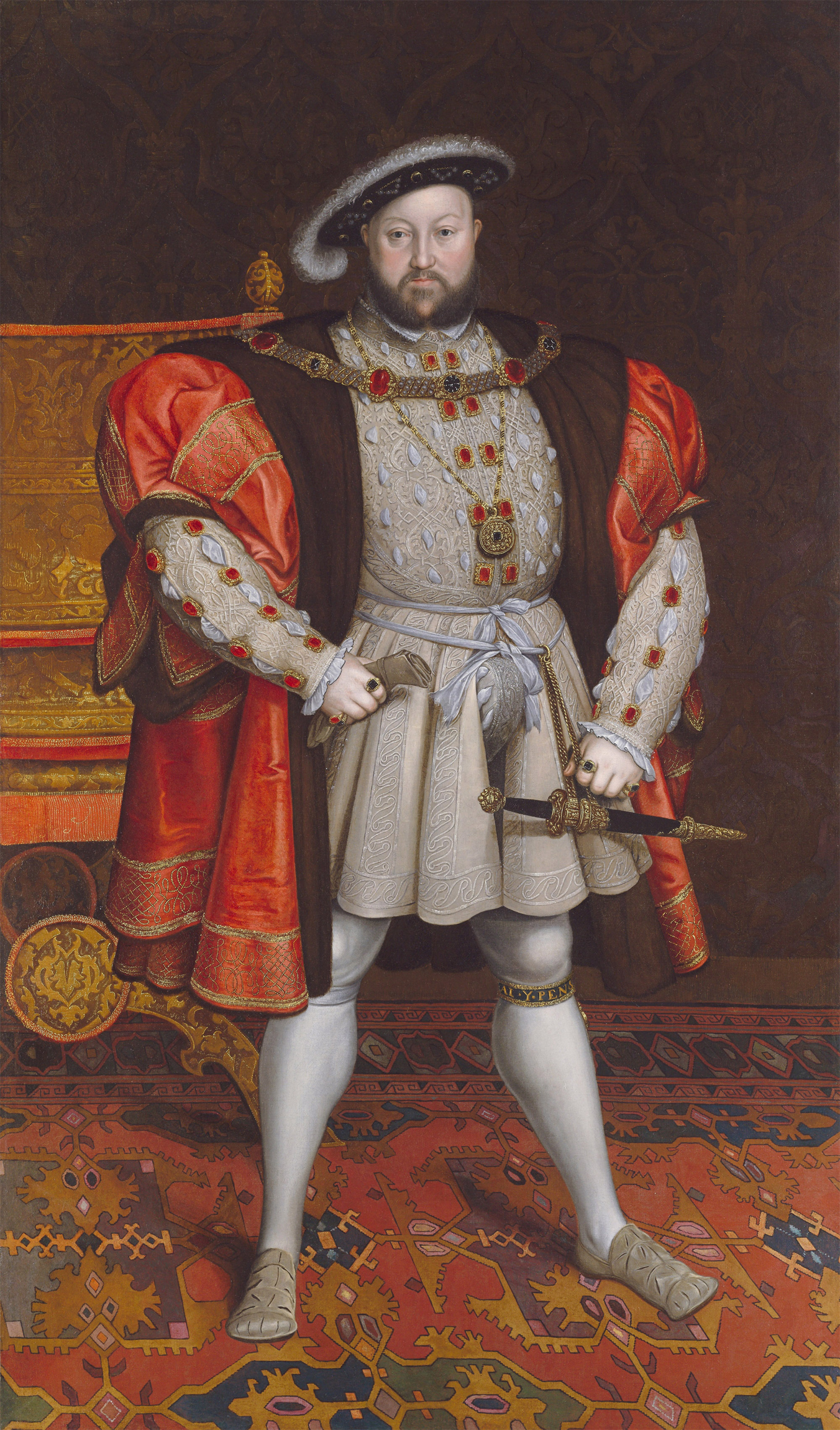 1352x2300 Filehenry Viii Ditchley Portrait After Holbein.png - Henry Viii Painting