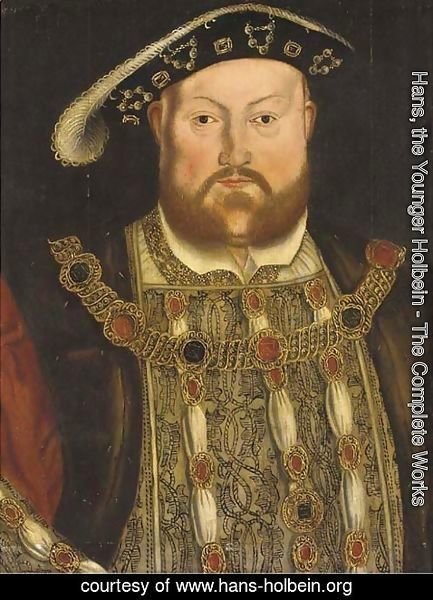 433x600 Hans, The Younger Holbein - Henry Viii Painting