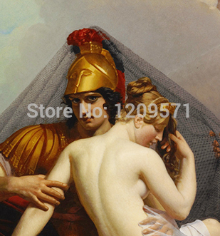 309x331 Iartsfamous Print Painting Ares And Aphrodite Caught By Hephaestus - Hephaestus Painting