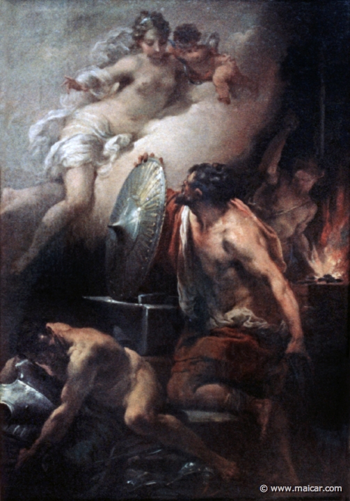 503x720 The Tale Of Aphrodite And Hephaestus Greek Goddesses Wiki - Hephaestus Painting