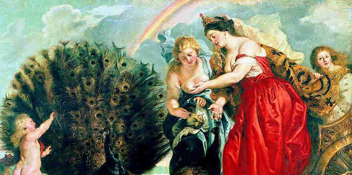 711x354 Picture Of Hera, The Queen Of The Gods - Hera Painting