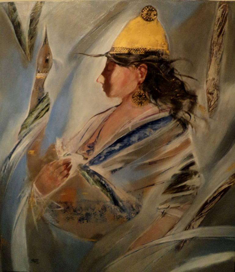 770x894 Saatchi Art Hera Painting By Seyran Mejanyan - Hera Painting