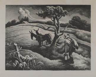 325x259 Achelous And Hercules Smithsonian American Art Museum - Hercules And Achelous Painting