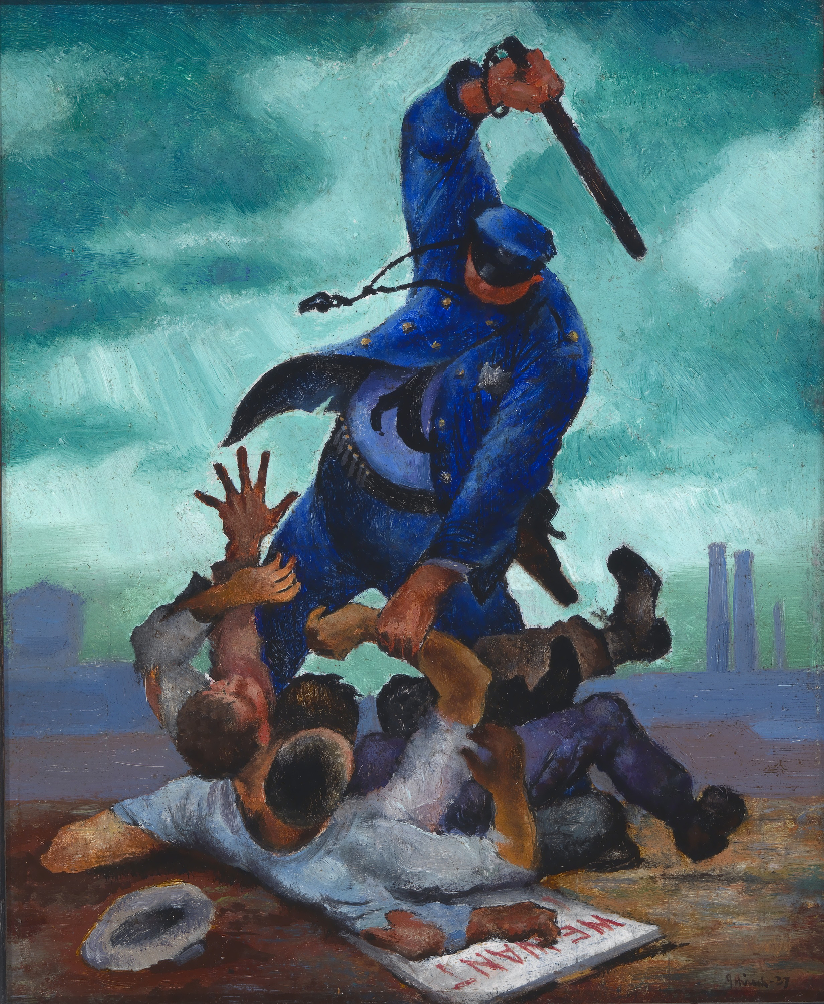 1643x2000 Hercules Killing The Hydra Smithsonian American Art Museum - Hercules And The Hydra Painting