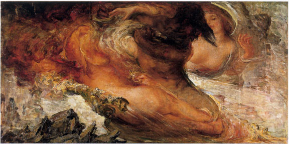 576x287 Hercules And The Hydra, The Second Labour By Violet Brunton Rms - Hercules And The Hydra Painting