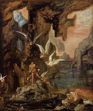 376x450 Hercules And The Hydra Painting, Agustave Moreau Paintings - Hercules And The Hydra Painting