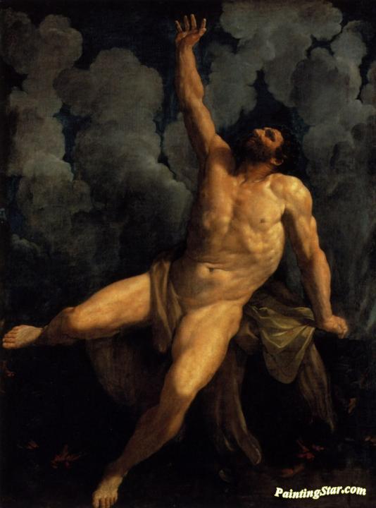 534x720 Hercules On The Pyre Artwork By Guido Reni Oil Painting Amp Art - Hercules Painting