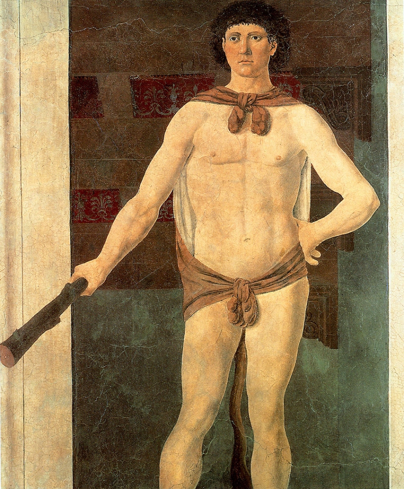 800x968 Hercules Painting Piero Della Francesca Oil Paintings - Hercules Painting