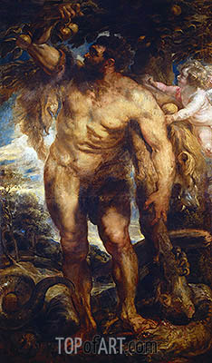 234x400 Hercules In The Garden Of The Hesperides Rubens Painting - Hercules Painting