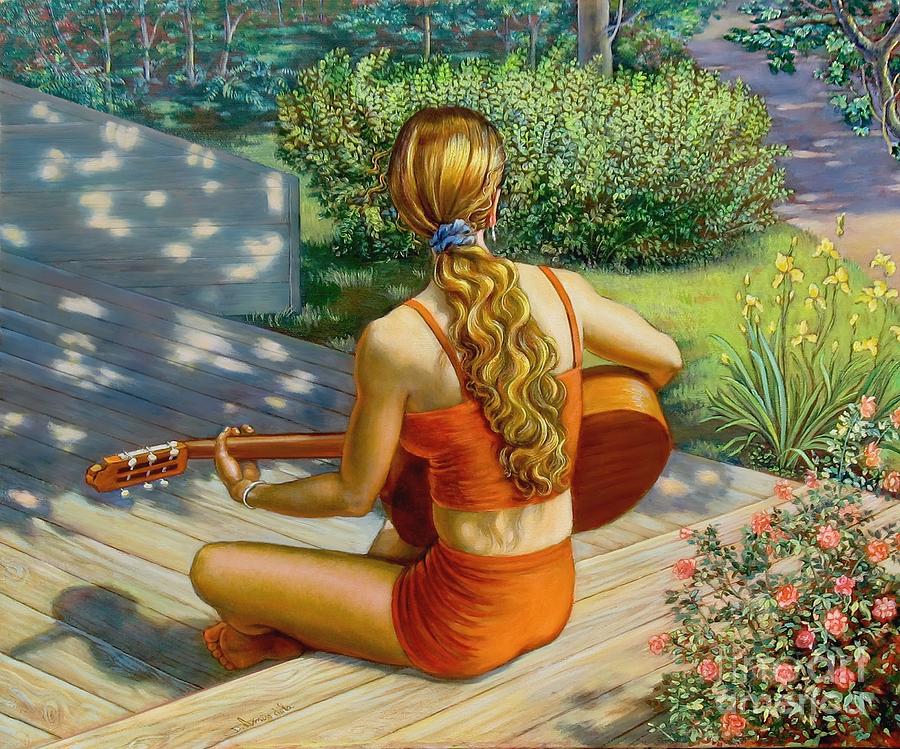 900x749 Here Comes The Sun Painting By Dominique Amendola - Here Comes The Sun Painting