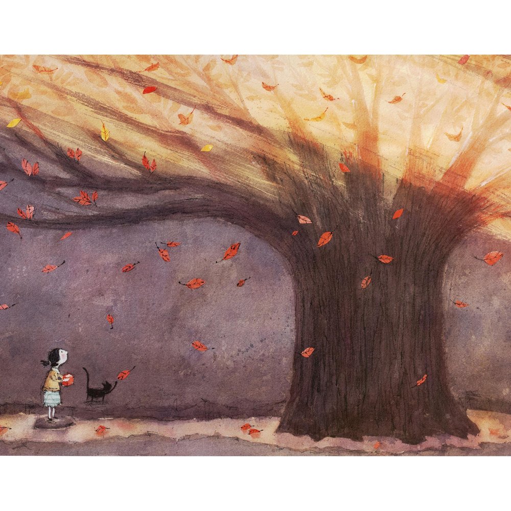 1000x1000 Here Comes The Sun Lee White Illustration - Here Comes The Sun Painting