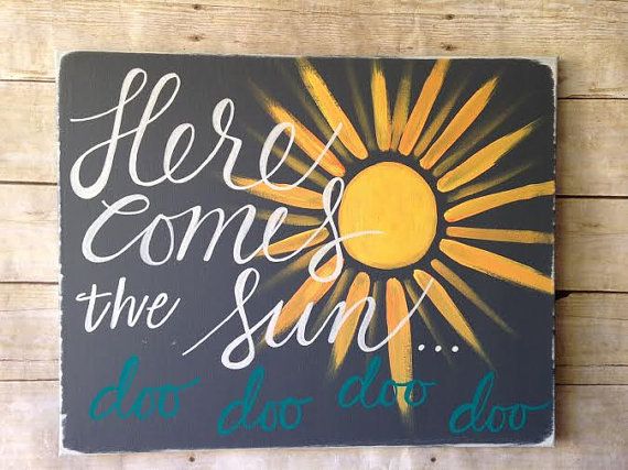 570x427 Hey, I Found This Really Awesome Etsy Listing - Here Comes The Sun Painting
