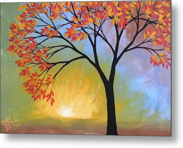 600x485 Original Landscape Tree Painting Here Comes The Sun Painting - Here Comes The Sun Painting