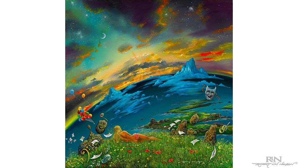 960x540 Robert Lyn Nelson Here Comes The Sun - Here Comes The Sun Painting