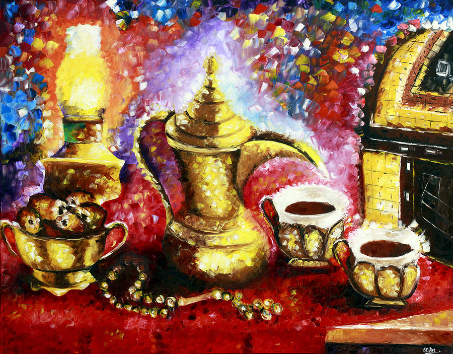 900x703 Arab Heritage Painting By Santhosh George - Heritage Painting