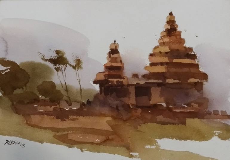 770x537 Saatchi Art Brightness Of Heritage Painting By Prashant Prabhu - Heritage Painting